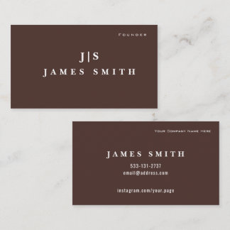 Luxury Small Business Business Card | Editable Visitekaartje
