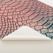 Luxury snake skin texture backgroundtexture,leathe sherpa deken (3/4)