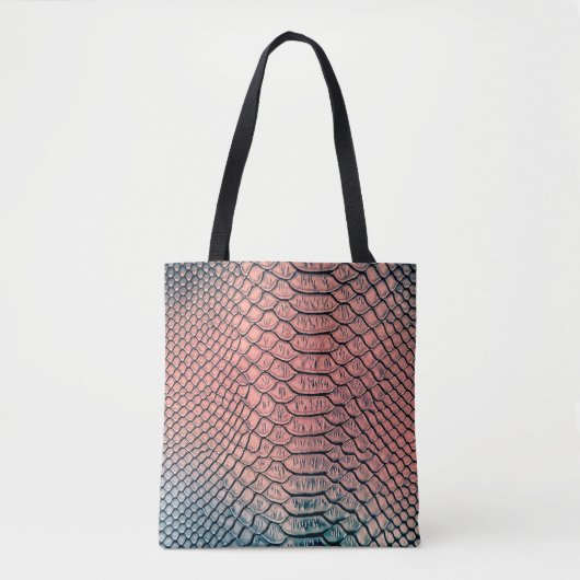 Luxury snake skin texture backgroundtexture,leathe tote bag (Voorkant)