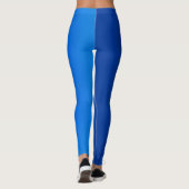 Luxury Soft Blue Wave Leggings (Achterkant)