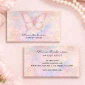Luxury Soft Opal logo Butterfly Chic               Visitekaartje