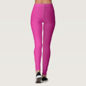 Luxury Soft Pink Wave Leggings (Achterkant)