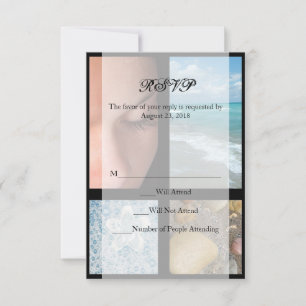 Luxury Spa Resort Theme RSVP Kaartje