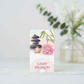 Luxury Spa Salon Visitekaartje (Staand voorkant)
