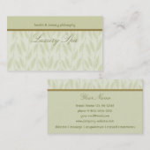 Luxury Spa Visitekaartje (Voorkant / Achterkant)