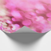 Luxury Sparking Pink Glitter Dream Cadeaupapier (Hoek)