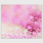 Luxury Sparking Pink Glitter Dream Cadeaupapier (Vlak)