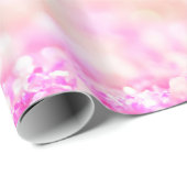 Luxury Sparking Pink Glitter Dream Cadeaupapier (Rol Hoek)
