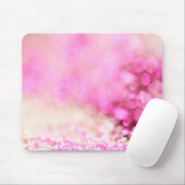 Luxury Sparking Pink Glitter Dream Muismat (Met muis)