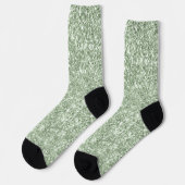 Luxury Sparkly Sage Green Glitter Sokken (Links)