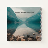 Luxury Spiral Notebook – Elegant & Personalized De Notitieboek (Achterkant)