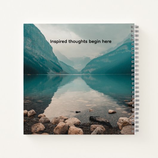 Luxury Spiral Notebook – Elegant & Personalized De Notitieboek (Achterkant)