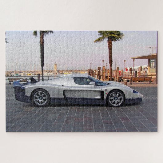 Luxury Sports Car Jigzaag Puzzle Legpuzzel (Horizontaal)
