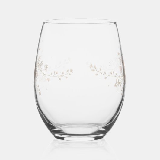 Luxury Spring Wildflower bird Spring Flower Bouque Wijnglas Zonder Voet (Links)