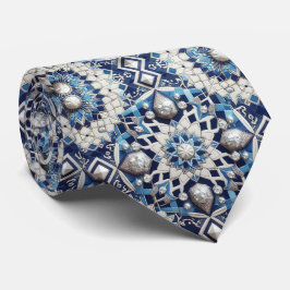 Luxury Statement Moroccan Diamond Neck Tie Stropdas