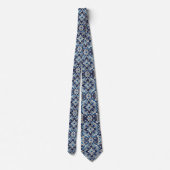 Luxury Statement Moroccan Diamond Neck Tie Stropdas (Achterkant)