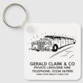 Luxury Stretch Limousine Hire Sleutelhanger (Voorkant)