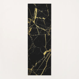 Luxury Stylish Black en Gold Yoga Mat
