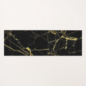 Luxury Stylish Black en Gold Yoga Mat (Voorkant (horizontaal))
