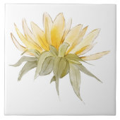 Luxury Sunflower Wedding Large White Tegeltje (Voorkant)
