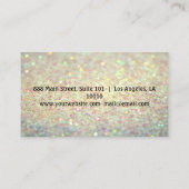Luxury Sweet Sparkly Makeup Visitekaartje (Achterkant)