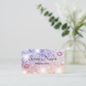 Luxury Sweet Sparkly Makeup Visitekaartje (Staand voorkant)