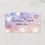 Luxury Sweet Sparkly Makeup Visitekaartje (Voorkant)