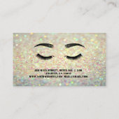 Luxury Sweet Sparkly Makeup Visitekaartje (Achterkant)
