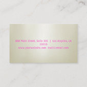 Luxury Sweet Sparkly Makeup Visitekaartje (Achterkant)