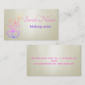 Luxury Sweet Sparkly Makeup Visitekaartje (Voorkant / Achterkant)