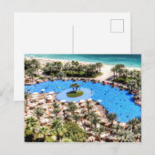 Luxury Swimming Pool Dubai Briefkaart (Voorkant / Achterkant)
