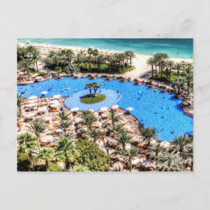 Luxury Swimming Pool Dubai Briefkaart