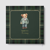 Luxury teddy bear baby shower gastenboek (Achterkant)