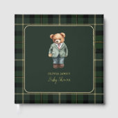 Luxury teddy bear baby shower gastenboek (Voorkant)