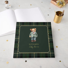 Luxury teddy bear baby shower gastenboek