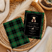 Luxury Teddy Bear baby shower Invitation Kaart