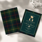 Luxury Teddy Bear baby shower Invitation Kaart