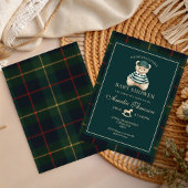 Luxury Teddy Bear baby shower Invitation Kaart