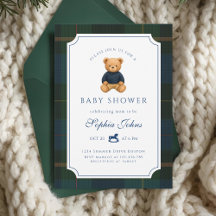 Luxury Teddy Bear baby shower