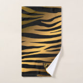 Luxury Tiger Butterfly Trendy Line Bad Handdoek (Handdoek)