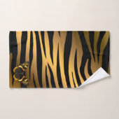 Luxury Tiger Butterfly Trendy Line Bad Handdoek (Handdoek)