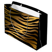 Luxury Tiger Butterfly Trendy Line Groot Cadeauzakje (Achterkant Gekanteld)