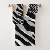 Luxury Tiger Roos Trendy Line Bad Handdoek (Insitu)