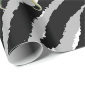 Luxury Tiger Roos Trendy Line Cadeaupapier (Rol Hoek)