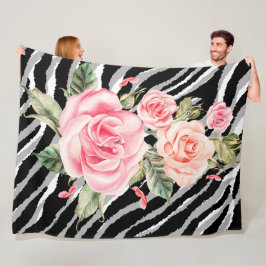 Luxury Tiger Roos Trendy Line Fleece Deken