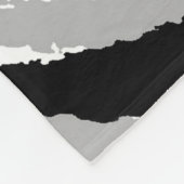 Luxury Tiger Roos Trendy Line Fleece Deken (Hoek)