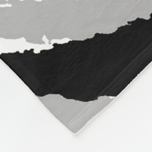 Luxury Tiger Roos Trendy Line Fleece Deken (Hoek)