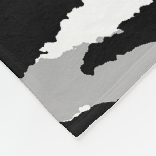 Luxury Tiger Roos Trendy Line Fleece Deken (Hoek)