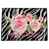 Luxury Tiger Roos Trendy Line Groot Cadeauzakje (Voorkant)