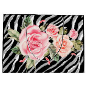 Luxury Tiger Roos Trendy Line Groot Cadeauzakje (Achterkant)